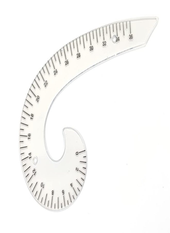 DIYtronics DIYtroncs (1 Pc) French Curve Scale for Tailoring Blouse Armhole Drawing Tailoring Set Sewing kit - Image 1